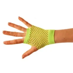 Mitaines Vertes Fluo en Résille