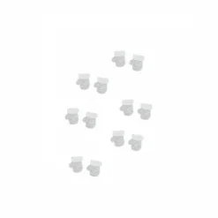 12 Moufles Pailletées Argent