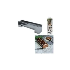 Moule à bûche en inox - Noël - 30 cm