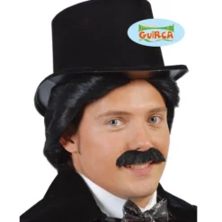 Moustache " Brosse " - Noir