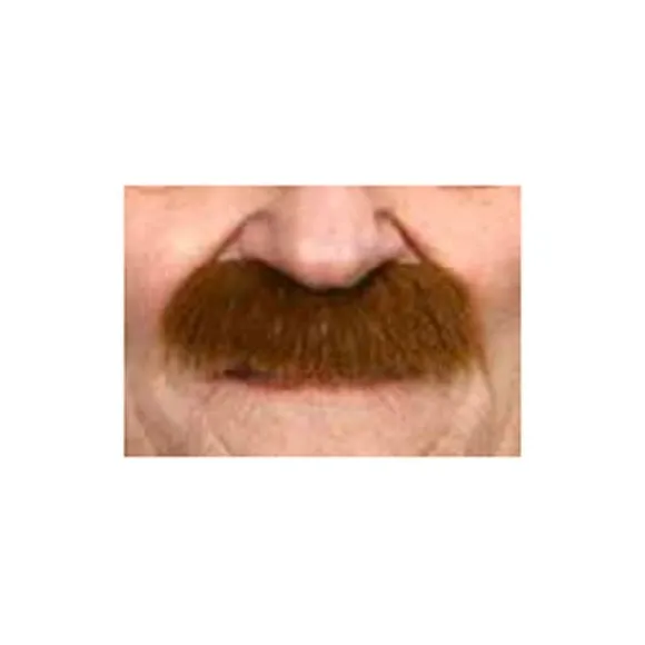 Moustache "Brosse" - Roux