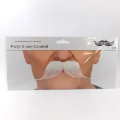 Moustache "Dandy" - Blanc