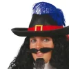 Moustache et barbiche de mousquetaire