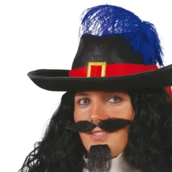 Moustache et barbiche de mousquetaire