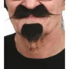 Moustache et Barbichette Noires