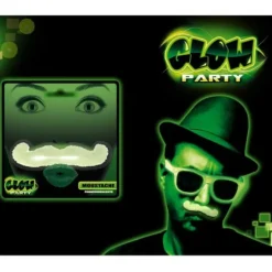 Moustache phosphorescente