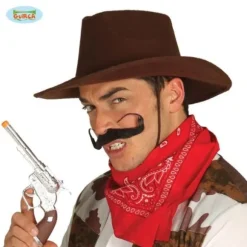 Moustache à pointes - Noir