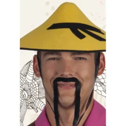 Moustache "Zen" Adhésive - Noire