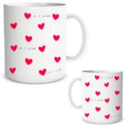 Mug Cœurs Je t'aime