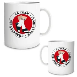 Mug "La Team Claquettes Chaussettes" - Collection Claquettes Chaussettes