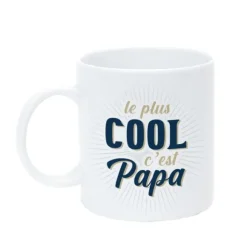Mug "Le plus cool c'est Papa" - Collection Papa Parfait