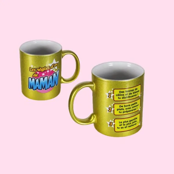 Mug "Les règles d'Or de Maman"