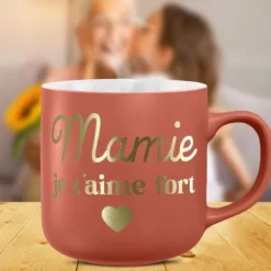Mug Mat "Mamie je t'aime fort" - Collection Mamie Chérie