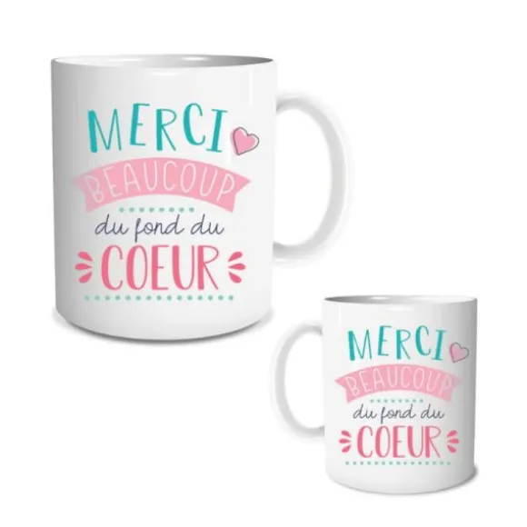 Mug Merci - Couleur au choix