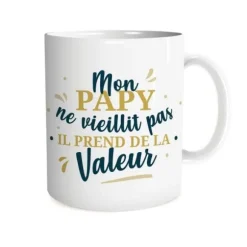 Mug - Mon papy ne vieillit pas, il prend de la valeur - Collection Mon Papy