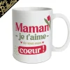 Mug à paillettes - Collection Maman d'Amour - Modèle au choix