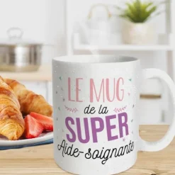 Mug à paillettes - Super Aide-Soignante