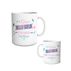 Mug à paillettes - Une belle-sœur d'exception