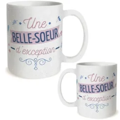 Mug à paillettes - Une belle-sœur d'exception