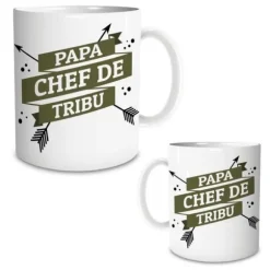 Mug - Papa chef de tribu