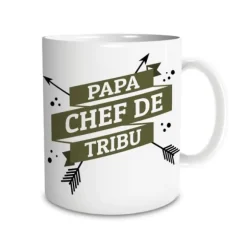 Mug - Papa chef de tribu