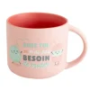 Mug Rose - Avec Toi je n'ai pas Besoin de Broder - Mr. Wonderful