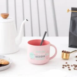 Mug Rose - Avec Toi je n'ai pas Besoin de Broder - Mr. Wonderful