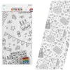 Nappe à colorier en papier - 200 x 135 cm - Collection Récréation Multicolore