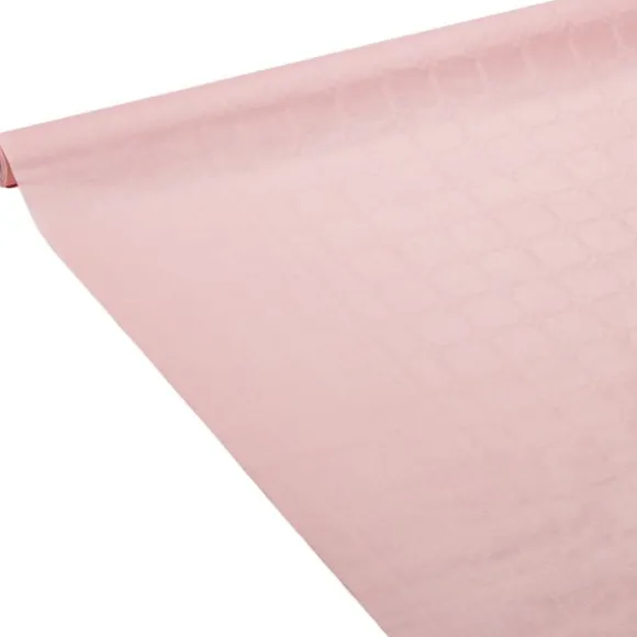 Nappe en papier damassé - 25 m - Couleur au choix