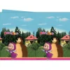 Nappe en plastique - 180 cm - Masha et Michka
