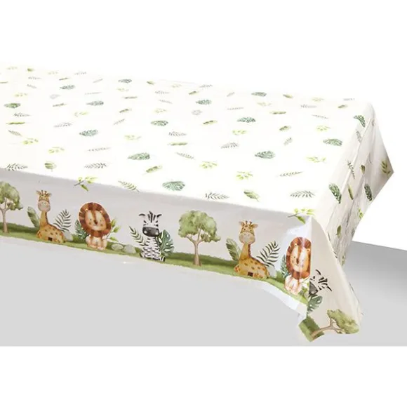 Nappe en plastique - 120 x 180 cm - Collection Animaux de la Savane