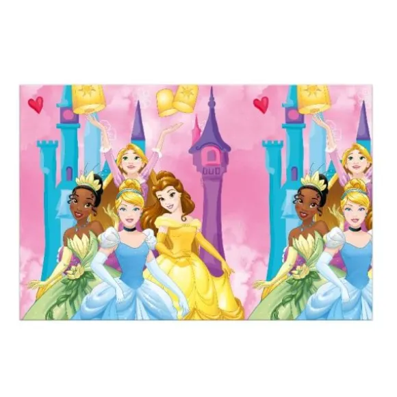 Nappe en plastique - 120 x 180 cm - Princesses Disney