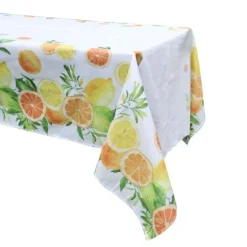 Nappe en tissu - 140 x 240 cm - Collection Fizz Agrume