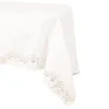 Nappe en tissu - 145 x 240 cm - Collection Pureté Blanc et Or
