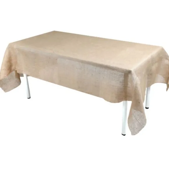 Nappe en toile de jute - 120 x 220 cm