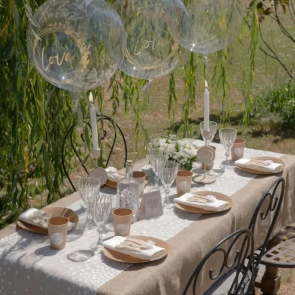 Nappe en toile de jute - 120 x 220 cm