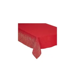 Nappe imprimée Léopard Rouge - 240 cm - Couleur au Choix