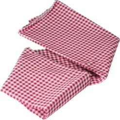 Nappe à motifs vichy en tissu - 140 x 240 cm