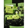 Nappe Pailletée "Joyeux Anniversaire" - Vert