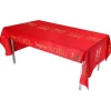 Nappe rouge "Joyeux Noël" - 2,5 m