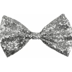 Noeud Papillon - Paillettes - Argent