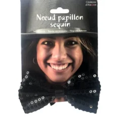 Noeud Papillon à Sequins pour adulte - Couleur au Choix