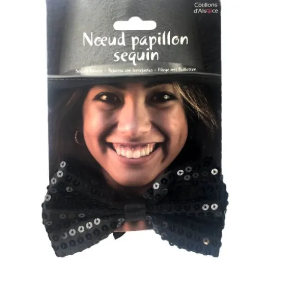 Noeud Papillon à Sequins pour adulte - Couleur au Choix