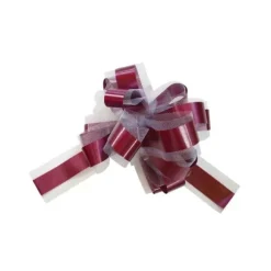 5 Noeuds automatiques en tulle - Bordeaux