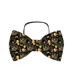 Nœud papillon "Happy New Year" pour réveillon du Nouvel An