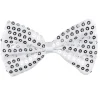 Nœud Papillon à Sequins - Argent