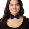 Nœud papillon à sequins en polyester - Couleur au choix