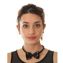 Nœud Papillon à Sequins - Noir