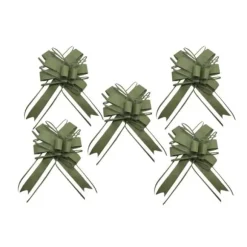 5 nœuds à tirer avec organza - Couleur au choix