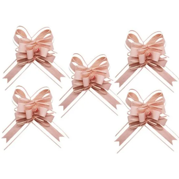 5 nœuds à tirer avec organza - Couleur au choix